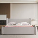 سرير نوفالين باللون الكريمي