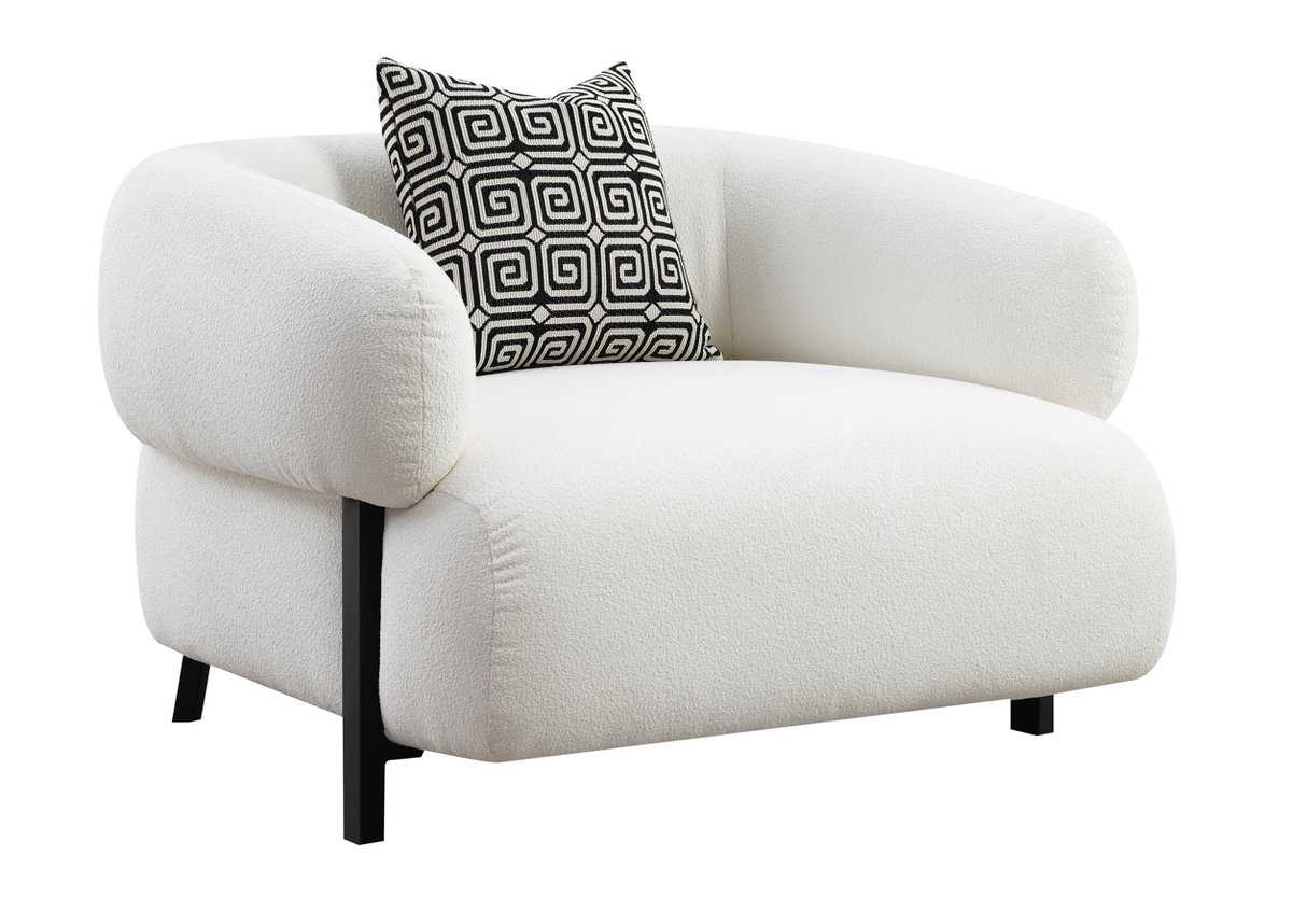 كنب سيلورا فردي باللون الأبيض | من هاي بوينت