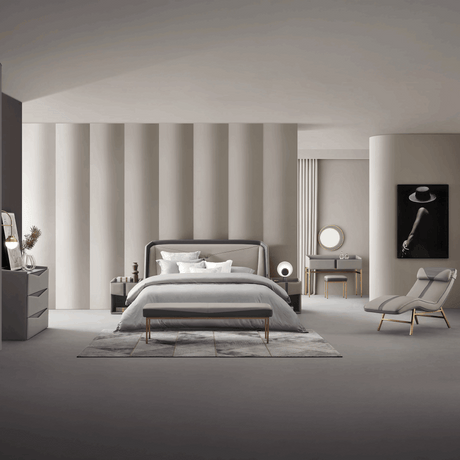 غرفة نوم نوبيل باللون البيج