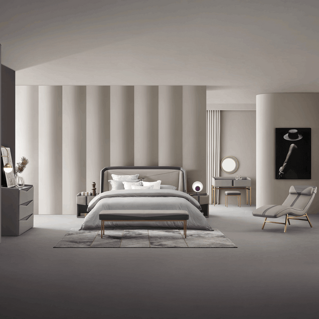 غرفة نوم نوبيل باللون البيج