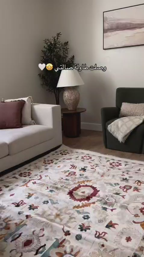 طاولة جانبية سيما باللون البنى