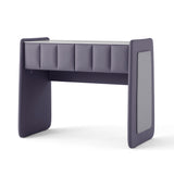 تسريحة روزا باللون الموف