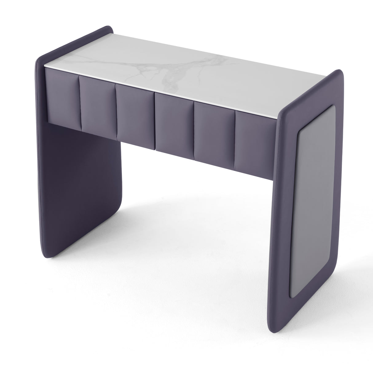 تسريحة روزا باللون الموف