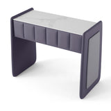 تسريحة روزا باللون الموف