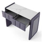 تسريحة روزا باللون الموف