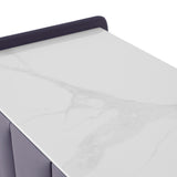 تسريحة روزا باللون الموف