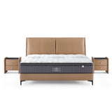 سرير ليانا باللون البني غامق