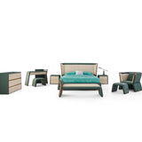 غرفة نوم كارينا باللون الأخضر