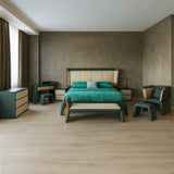 غرفة نوم كارينا باللون الأخضر