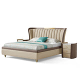 سرير نولا باللون البني