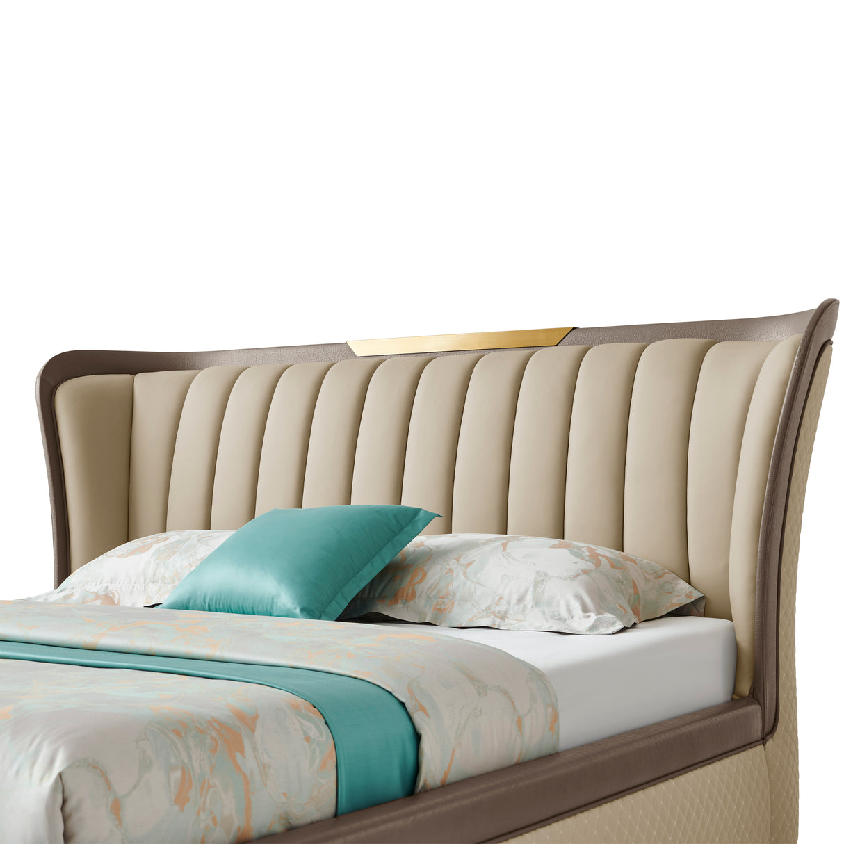 سرير نولا باللون البني