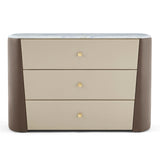 وحدة أدراج نولا باللون البني