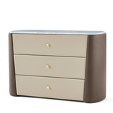 وحدة أدراج نولا باللون البني