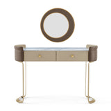 تسريحة مع مرآة نولا باللون البني