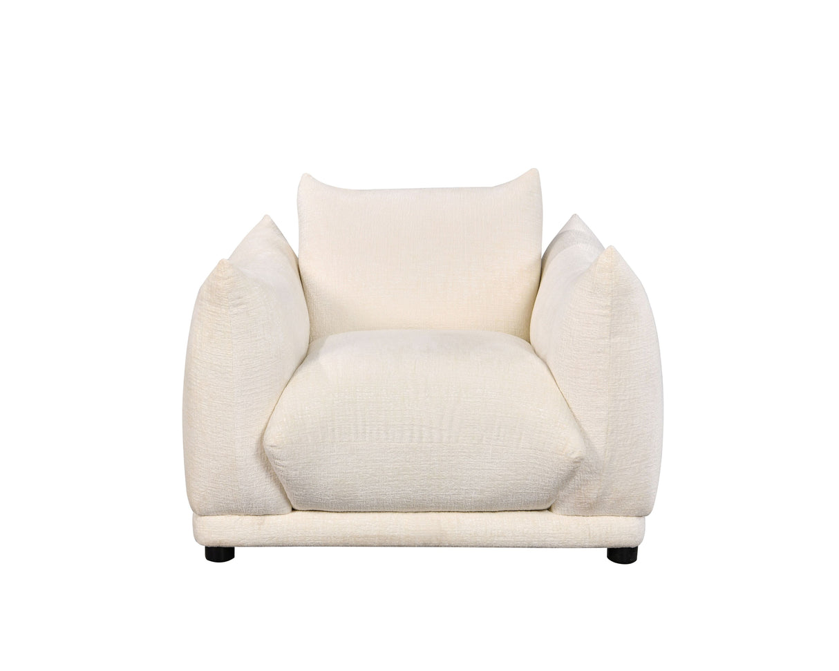 طقم كنب ميراس باللون الكريمي | من هاي بوينت